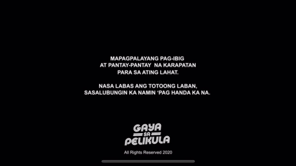 #GayaSaPelikulaFinale #OUSTDUTERENOW