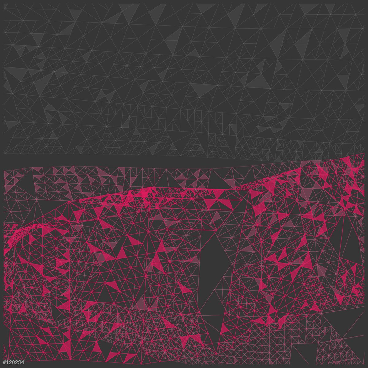 ajfisher's tweet photo. Layering strips of subdivided triangles of varying intensity.

2020.20/ Subdivision Study II

#codevember #codevember2020 #javascript #generative https://t.co/MXPYJv8pcW