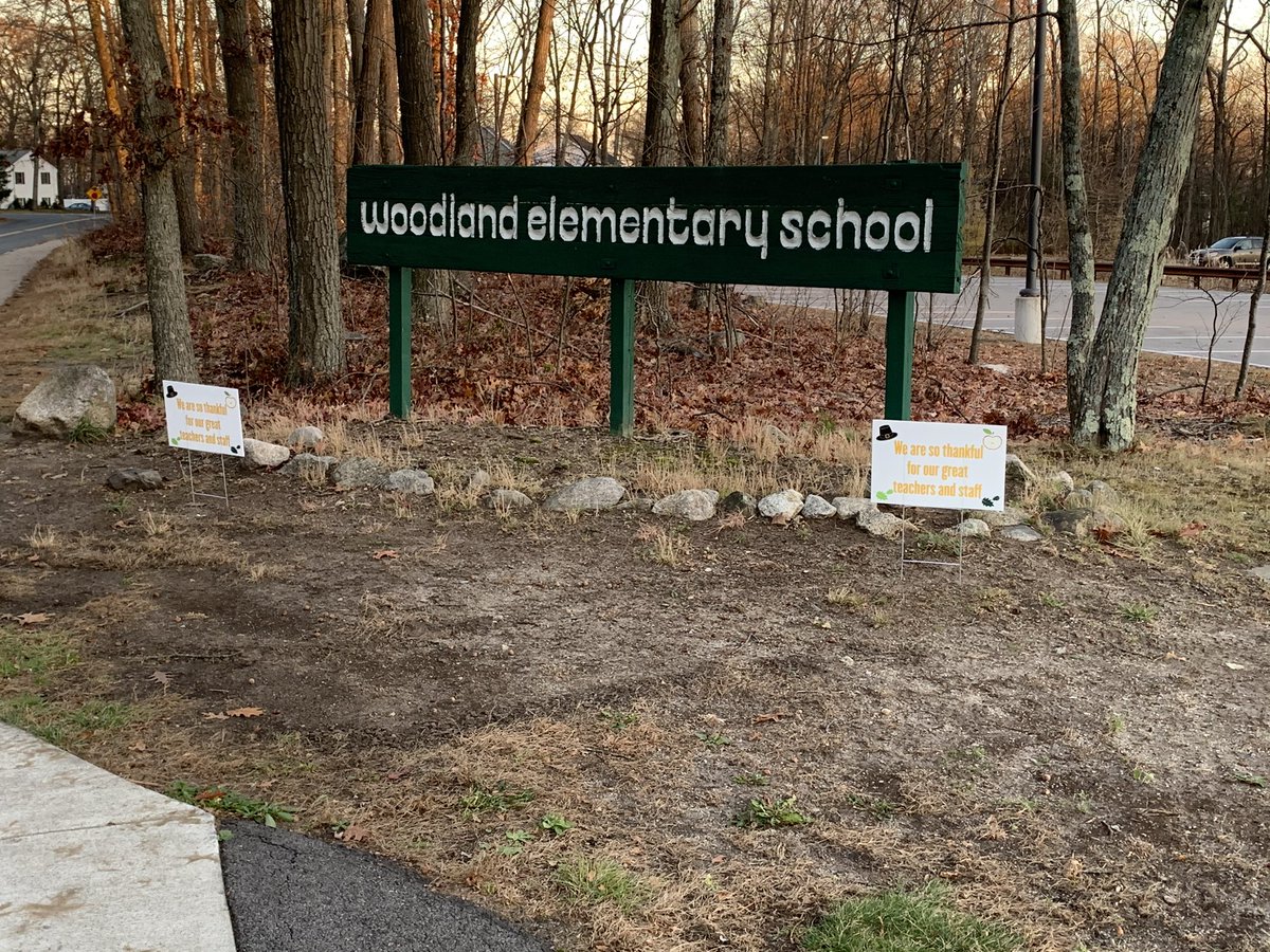 We are so grateful and thankful to our great Woodland teachers and staff!
