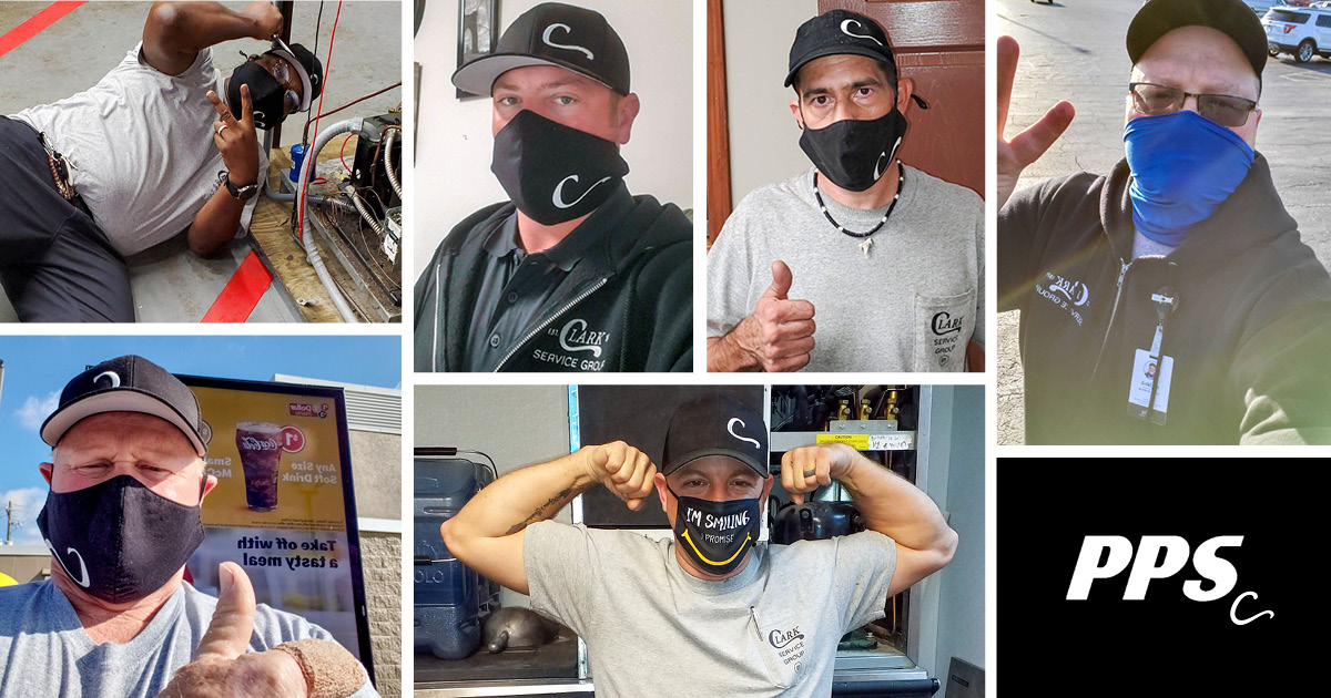 PiercePartsServ's tweet photo. New look, same great team! Our technicians are now decked out in @ClarkServiceGrp gear – how do they look? #GetClarkd #GeorgiaGotClarkd #TeamClark #Transition #NewLook https://t.co/4sistpQvvj