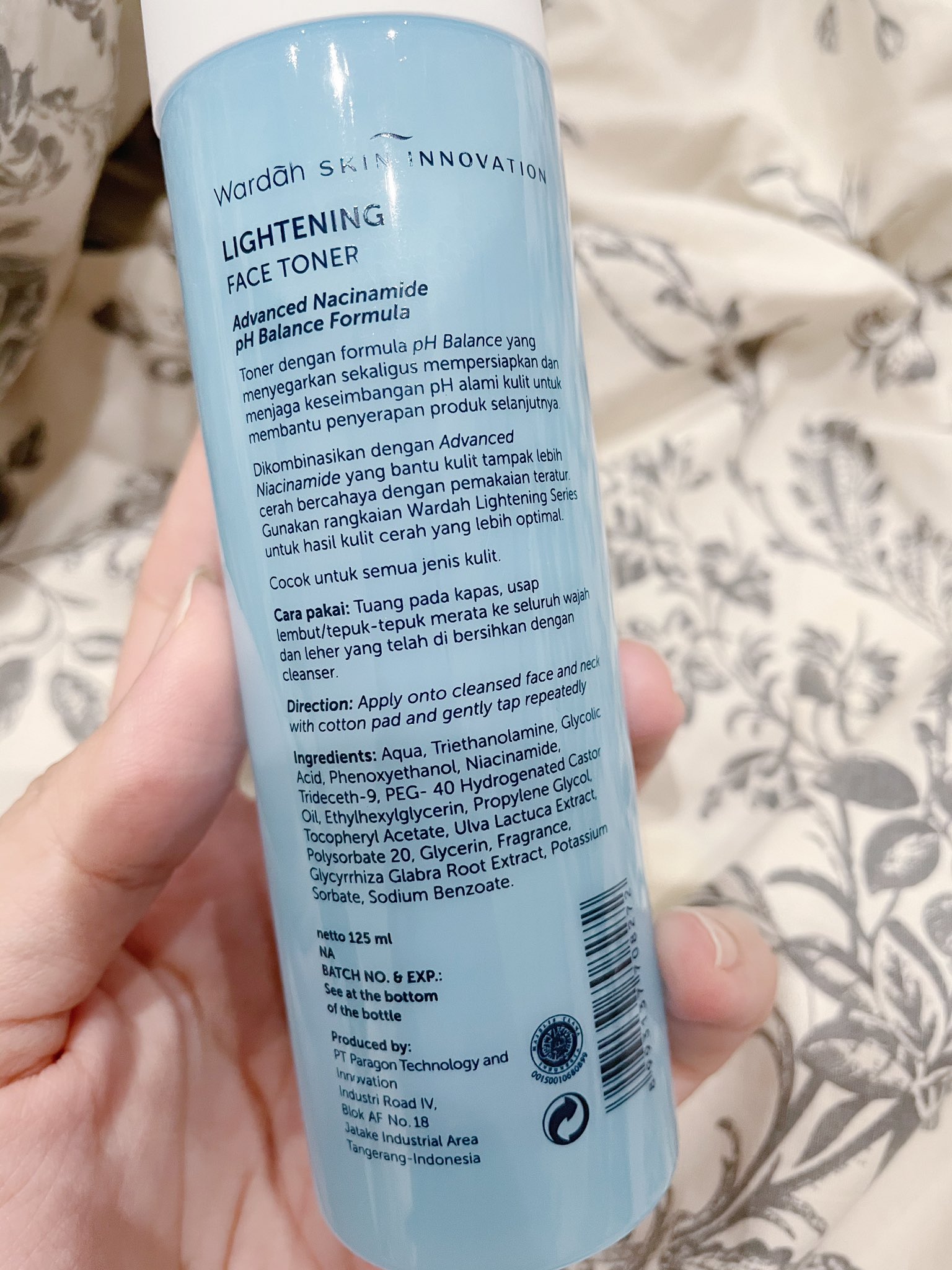 review lightening toner wardah