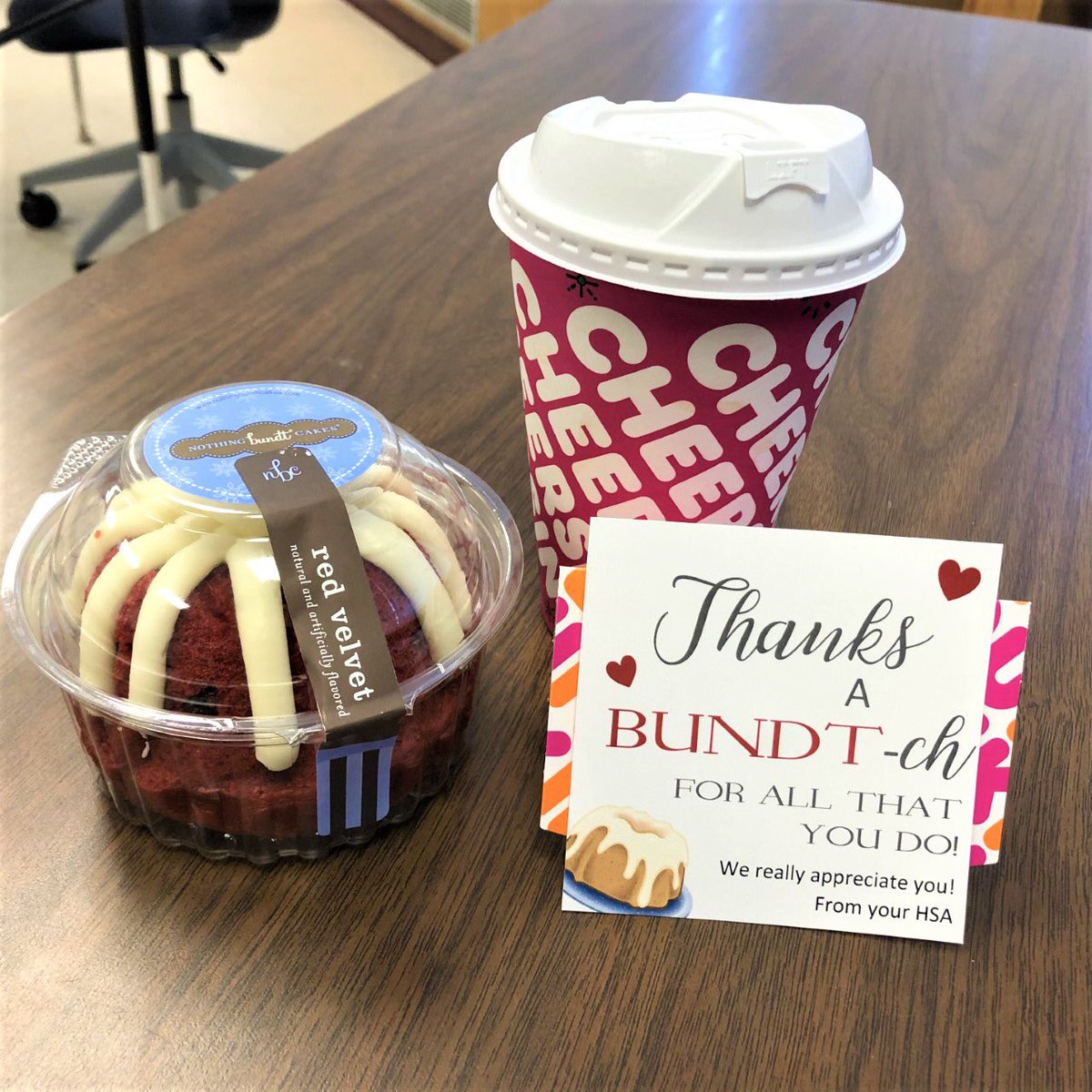 Thanks a bundt-ch to the HSA as well!  This is such a treat! :)  <a href="/ADWCathSchools/">ADW Catholic Schools - Escuelas Católicas</a> #ADWcommUNITY