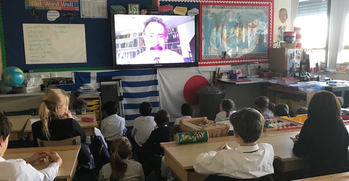 LaxtonJunior's tweet photo. What an opportunity! Yesterday our Year Five pupils attended a live webinar with @ProfRWinston. Professor Winston answered a huge variety of questions, which didn’t surprise us - one of us received his ‘Ask a Scientist’ book for the Science Prize last year! #LJSYearFive #dkbooks https://t.co/me5Q6n2Qm6