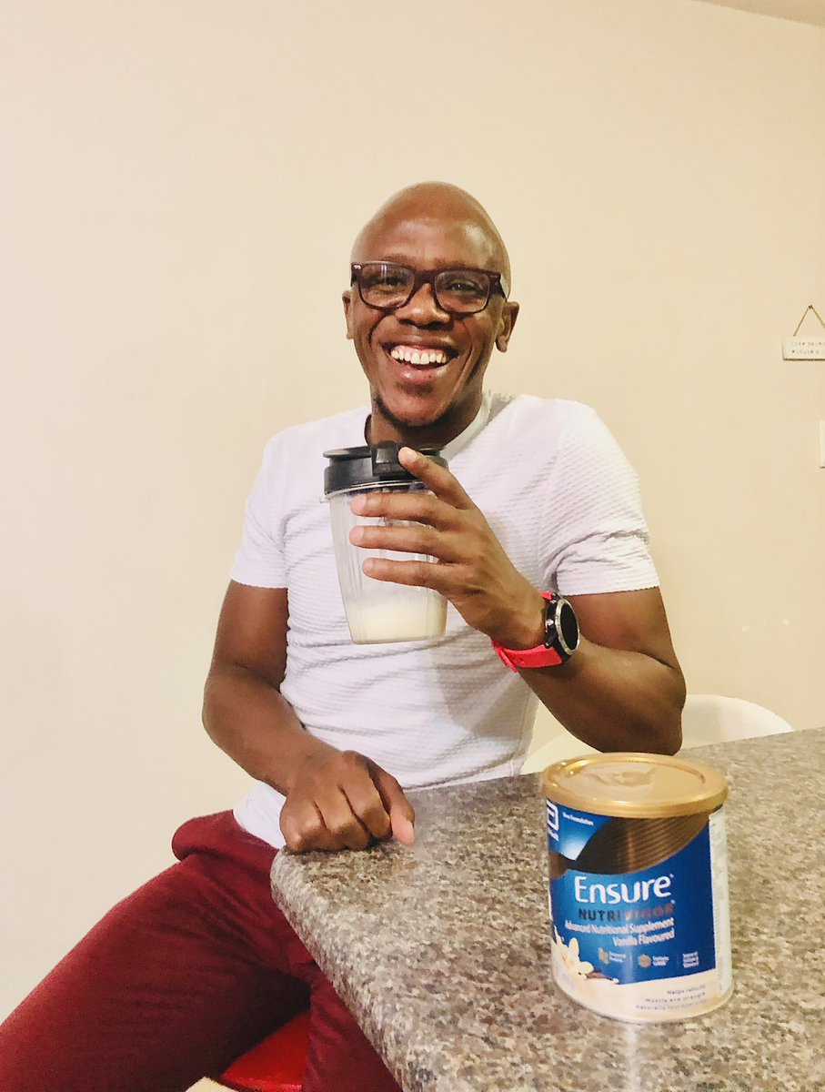 Thabo_Tk's tweet photo. Building strength enhances the quality of my life, helping me to do my everyday activities with ease. Ensure is the #1 doctor recommended nutritional supplement which helps improve strength in 8 weeks, keeps me doing the things I love to do. #Stand4Strength #Sponsored https://t.co/K1sN58gQAD
