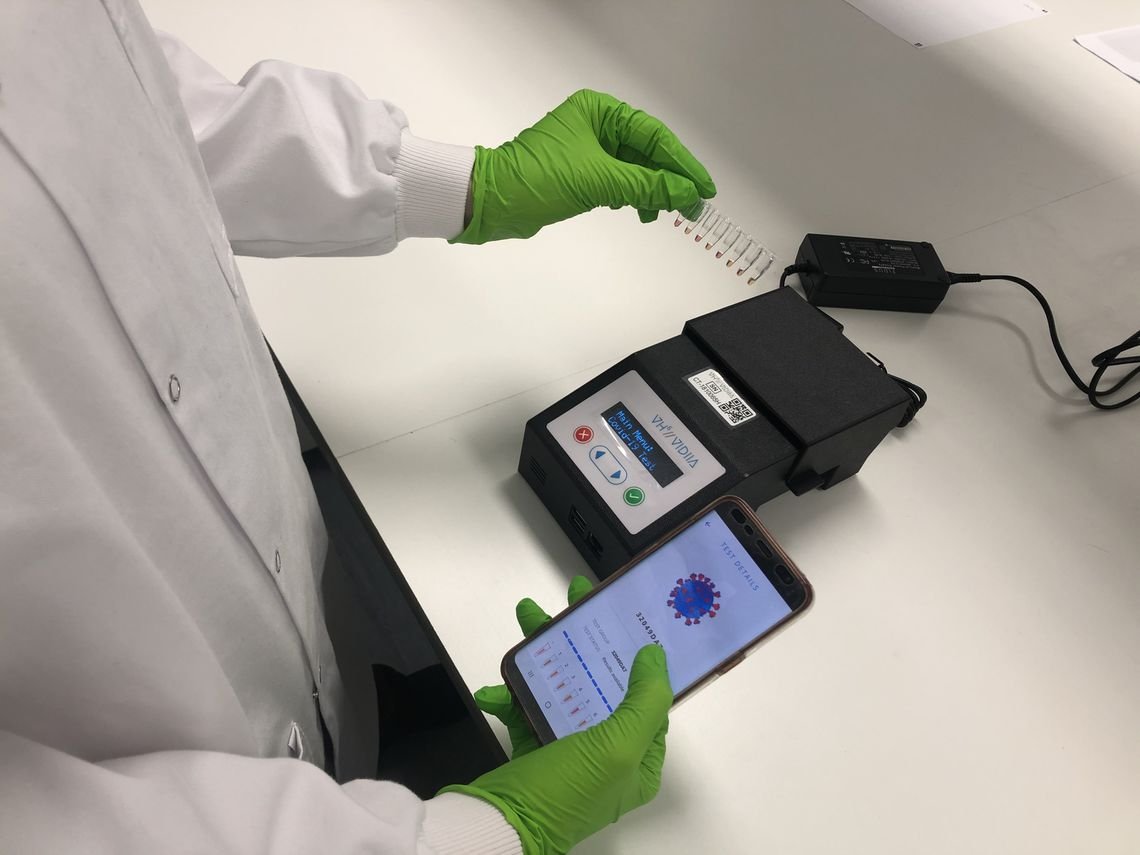 GBElectronicsUK's tweet photo. We are proud to announce official registration approval with MHRA for the Virus Hunter (VH6) 20 minute rapid #COVID19 testing device.

Read more here:
https://t.co/wIYiN7Eldc https://t.co/Gh26qRMigd