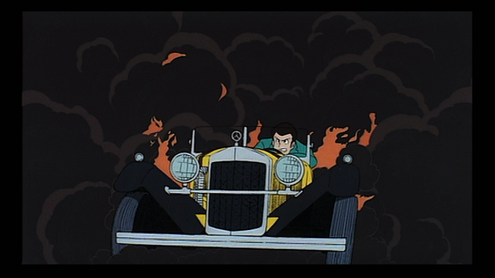 ベンツSSKを乗り回す若い頃のルパンは、「ルパン三世」第1テレビ