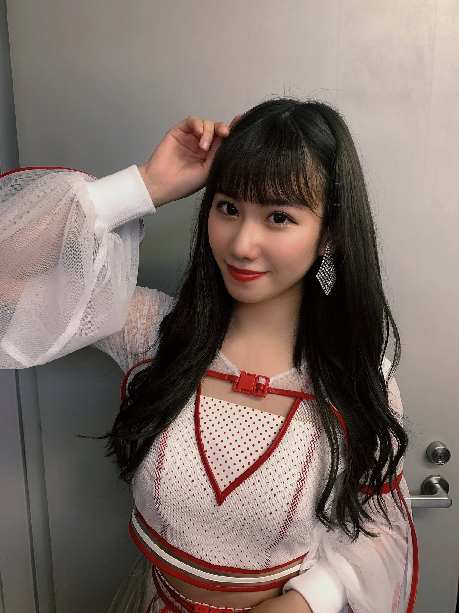 NMB48 麗し アクリルスタンド オフィシャル制服レース 石田優美
