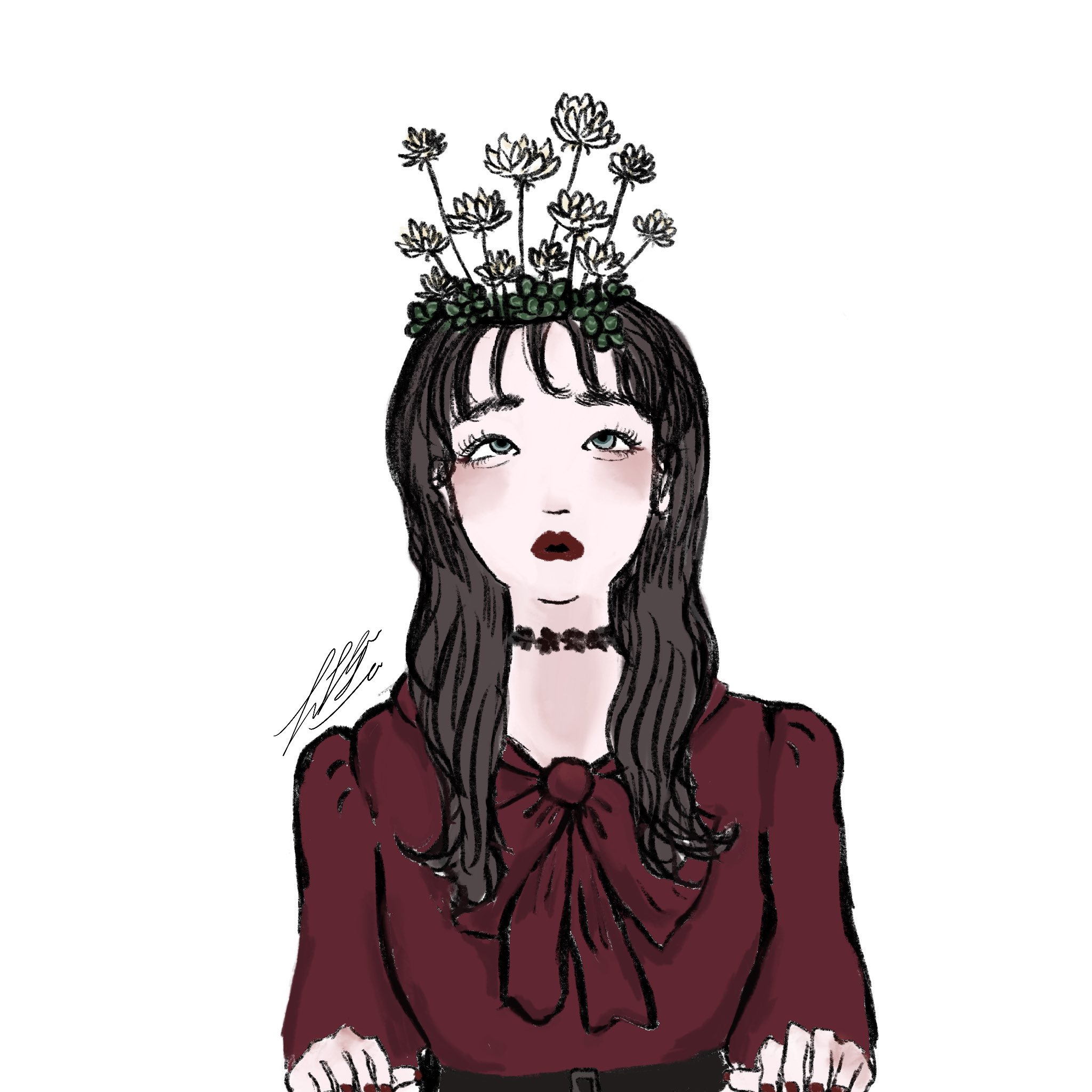 んぼ お絵描き 私的願望 頭の中お花畑にならないかなぁ 女の子いらすと 女の子 皮肉 風刺画 Illustration Illustrator Art イラスト T Co Rhngasoouc Twitter
