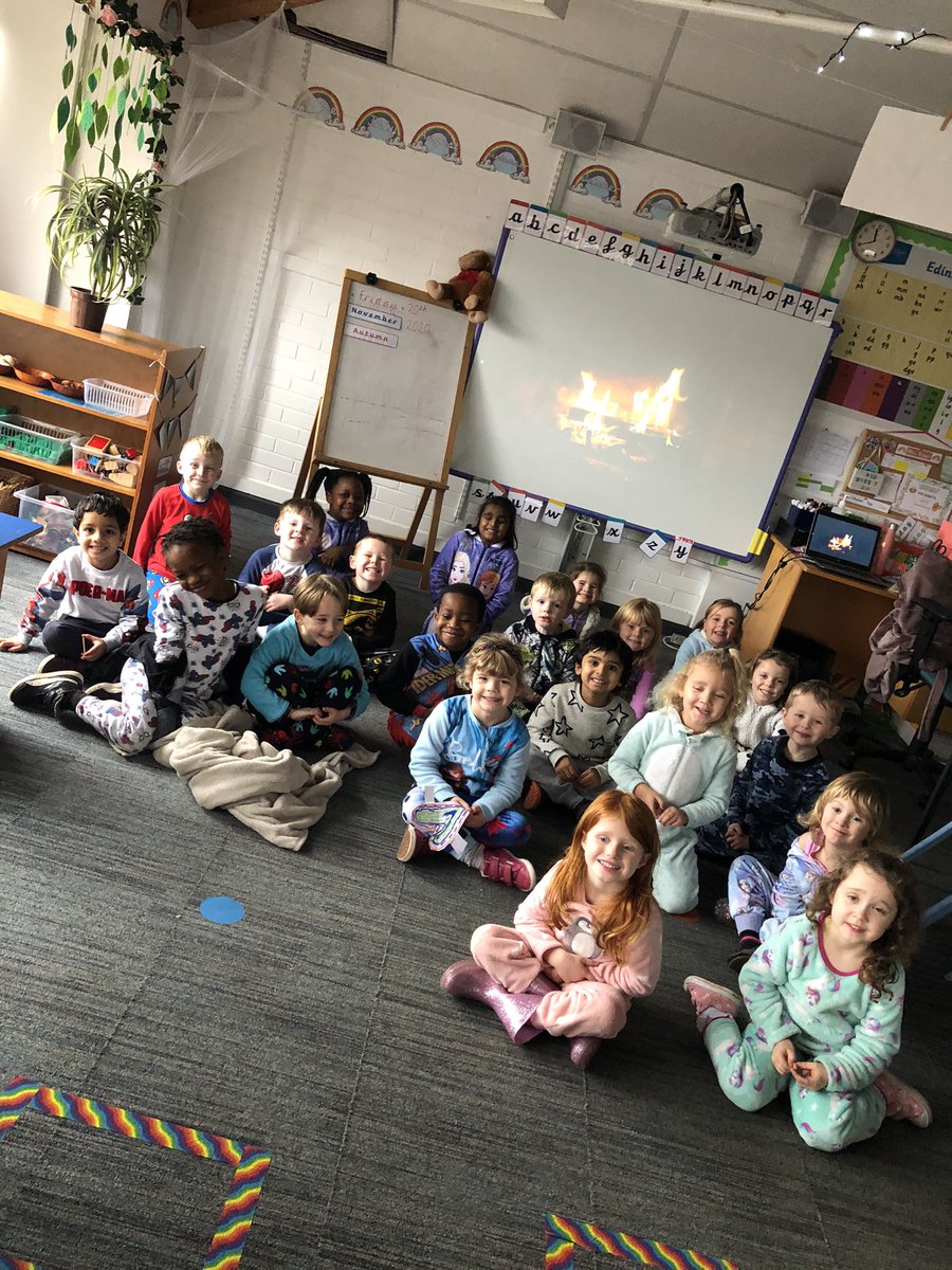 KirklistonPS's tweet photo. P1 loved PJ day for Scottish Book Week ✨📚 We cosied up to read some lovely books by our virtual fire, made our favourite characters into puppets, designed bookmarks &amp; even constructed cosy reading dens to toast ‘marshmallows’ #kps1D https://t.co/2jbqijvNRq