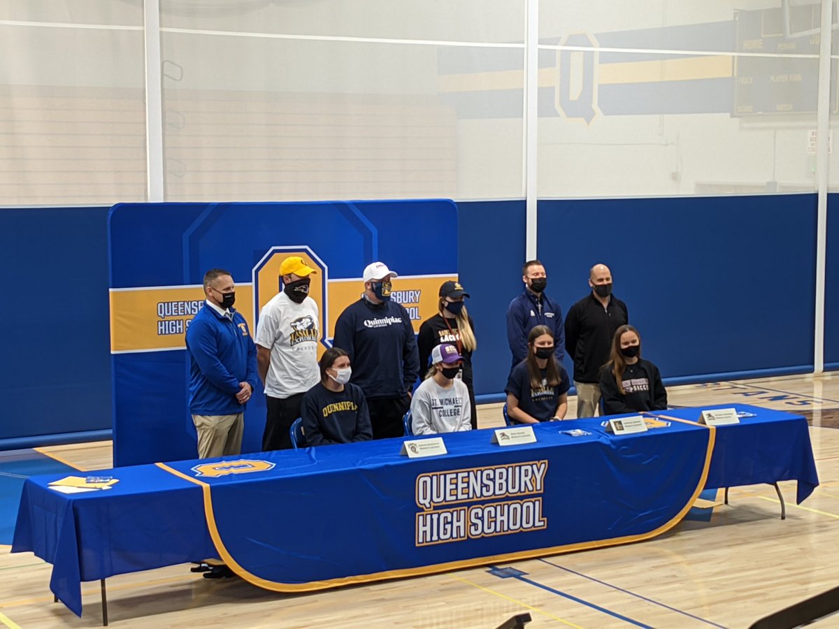 MrSnideQHS's tweet photo. Congratulations to our athletes on their letter of intent signing! We are very proud of all of your accomplishments and looking forward to seeing what the future holds for you! #Qnited #Qmitted #QBYSpartanPride https://t.co/fmHlCEotQE