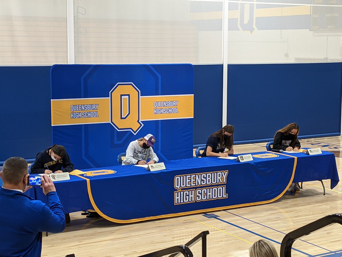 MrSnideQHS's tweet photo. Congratulations to our athletes on their letter of intent signing! We are very proud of all of your accomplishments and looking forward to seeing what the future holds for you! #Qnited #Qmitted #QBYSpartanPride https://t.co/fmHlCEotQE