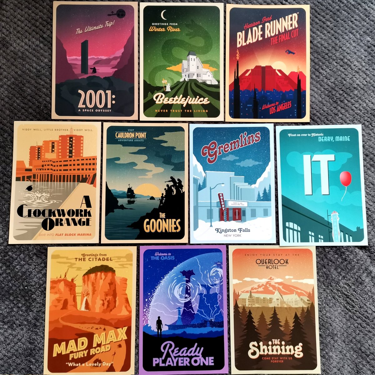 cultlabs's tweet photo. We're loving these stunning #WBFilmcation posters! 🎈

A huge Thank You to @WarnerBrosUK for the much-needed escape. Take a break from 2020 and browse the full collection at https://t.co/9vz1XadUkP. https://t.co/vWE5BJpHfT