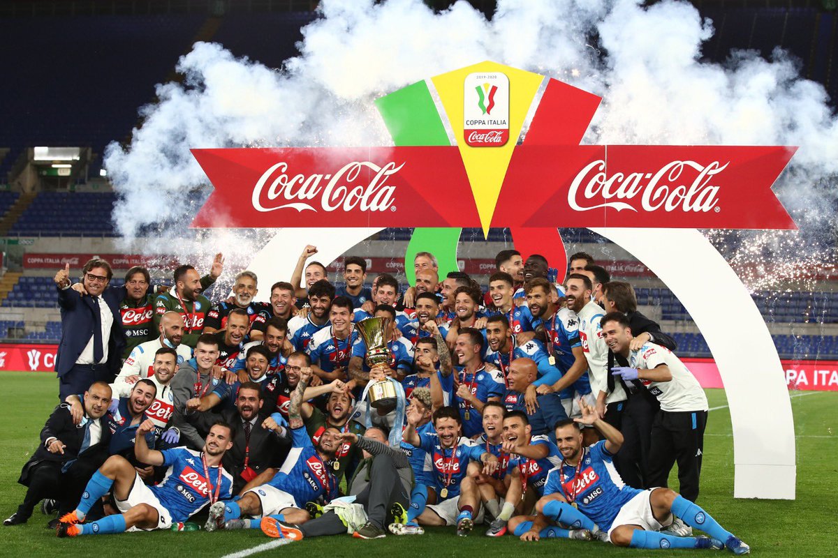 frankneapolitan's tweet photo. @ParticipioPart Stessa cosa con la #CoppaItalia che quando la vincono altri club diventa una coppetta! Già la 🏆🇮🇹 che ha permesso ai tifosi #Inter di percularli perpetuamente con il #Triplete e a noi con un #duplete e la soddisfazione di averli battuti in due finali...😁 https://t.co/UUulQaSTgb