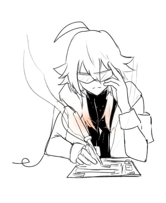 long time didnt draw mayer but i draw others too #arknights 
