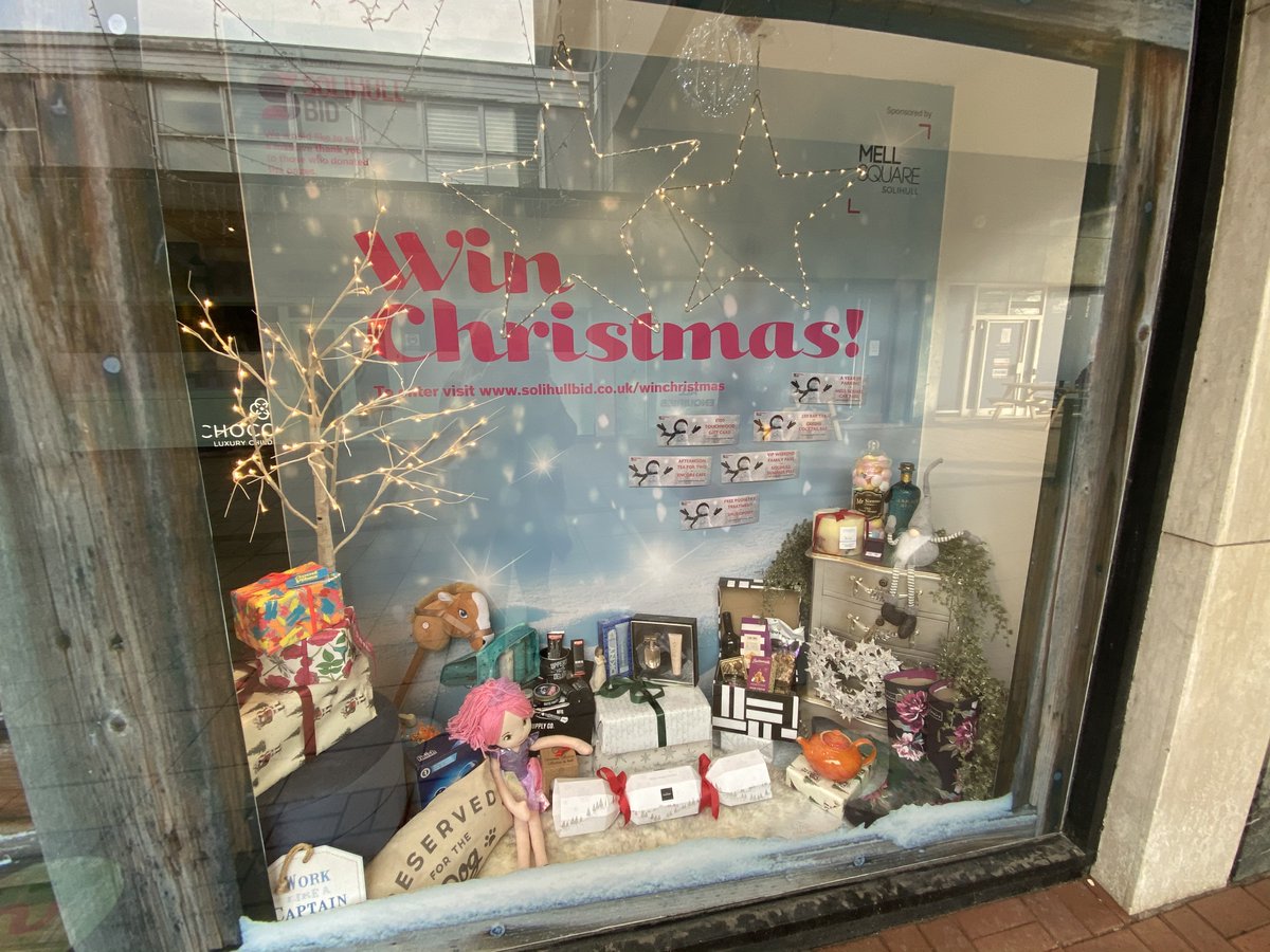 Amy Hubbard (@amyyhubbard) on Twitter photo Want to win the best prizes this Christmas? Take a trip to our Christmas window in <a href="/MellSquare_UK/">Mell Square</a> and guess the value of the prizes... <a href="/SolihullBID/">Solihull BID</a> #insolihull #solihull #competition #christmas #shopsolihull
solihullbid.co.uk/winchristmas Want to win the best prizes this Christmas? Take a trip to our Christmas window in <a href="/MellSquare_UK/">Mell Square</a> and guess the value of the prizes... <a href="/SolihullBID/">Solihull BID</a> #insolihull #solihull #competition #christmas #shopsolihull
solihullbid.co.uk/winchristmas