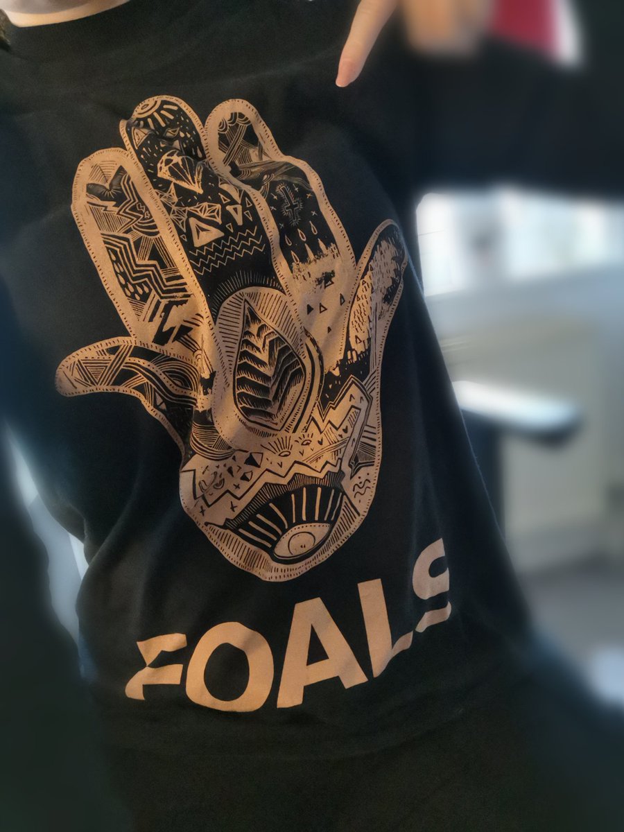 Emily_Blakemore's tweet photo. @BBC6Music #TShirtDay please play @foals - Two Steps, twice to make up for Glasto being cancelled this year! https://t.co/WC9Ke7L64a
