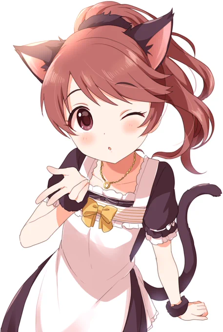 【お題箱】猫耳を付け、上目遣いで投げキッスをする法子ちゃん 