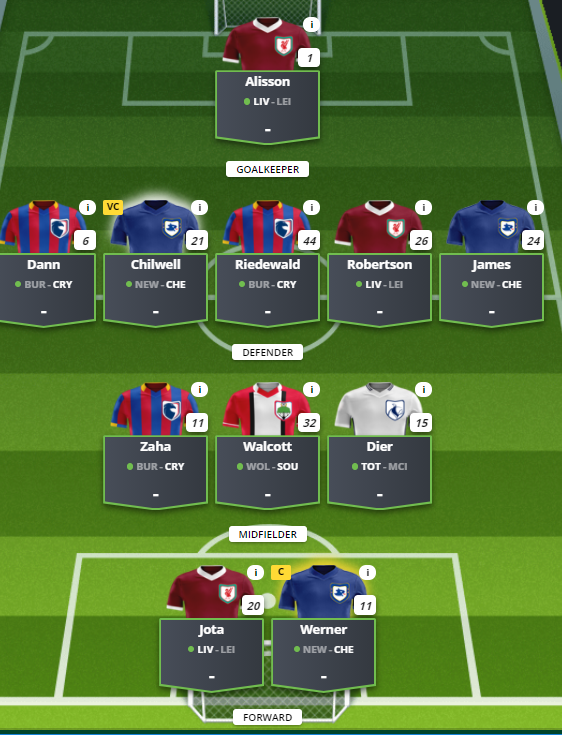 FantasyMoremore's tweet photo. Teams for Gameweek 9 €10,000 Weekly Monster on #Fanteam
#FantasyFootball #EPL 
1) Chelsea+Wolves+Spurs+Liecester - Werner (C)
2) MU+Everton+Spurs - Fernandes (C)
3) Chelsea+Liverpool+Crystal Palace - Werner (C)
https://t.co/S9y02w1fhL https://t.co/PWXl2FsgRL
