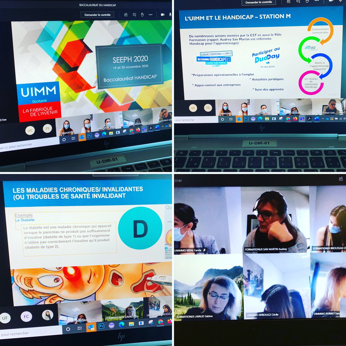 PFOccitanie's tweet photo. 🎯A l’occasion de la #seeph, l’#uimm sensibilise ses collaborateurs au #handicap. #uimmlr déploie depuis une politique engagée sur le Handicap auprès des #industries adhérentes, collaborateurs et du Pôle Formation de #baillargues et #laudun.😊👏👏👏 @LADAPT https://t.co/yLE8by10Vj