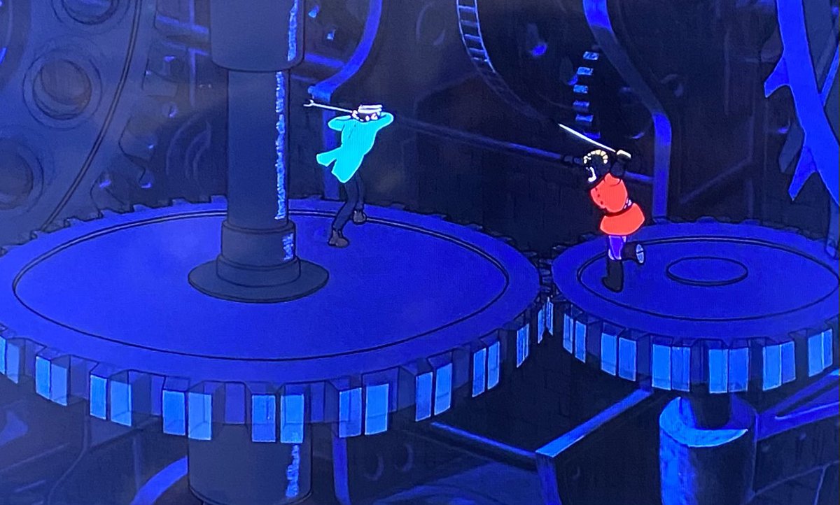 堀越ヨッシー Twitterissa この有名な歯車の場面を 後にオタク監督で知られるギレルモ デル トロが ヘルボーイ ゴールデンアーミー の中でパクる いやもとい オマージュを捧げる事になる ルパン三世 カリオストロの城