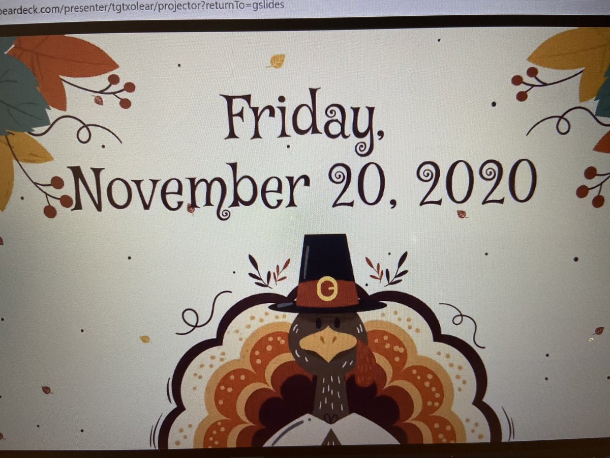 This Thanksgiving I am thankful for all of our teachers💕🦃Teachers like Mr. McCarter <a href="/Scroggins_HISD/">Scroggins Elementary 🐝</a> that always goes above &amp; beyond using literacy routines &amp; bringing energy, music &amp; creating interest for students in online learning 💥@HISDMultiPrgms <a href="/KateAndersonML/">Kate Anderson</a>