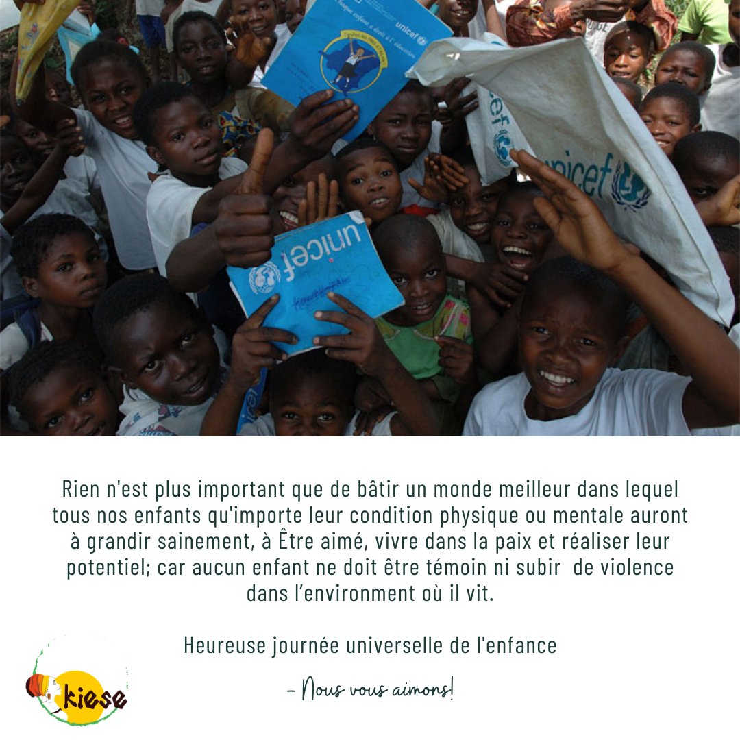 DeKiese's tweet photo. Une journée spéciale pour le Centre de Soutien Kiese.
#enfants #JourneeMondialedelEnfance @UNFPARDC @UNICEFDRC @ElMboso @Chris_Olg #Afrique #RDCongo #Kinshasa https://t.co/2z8T5fIYww