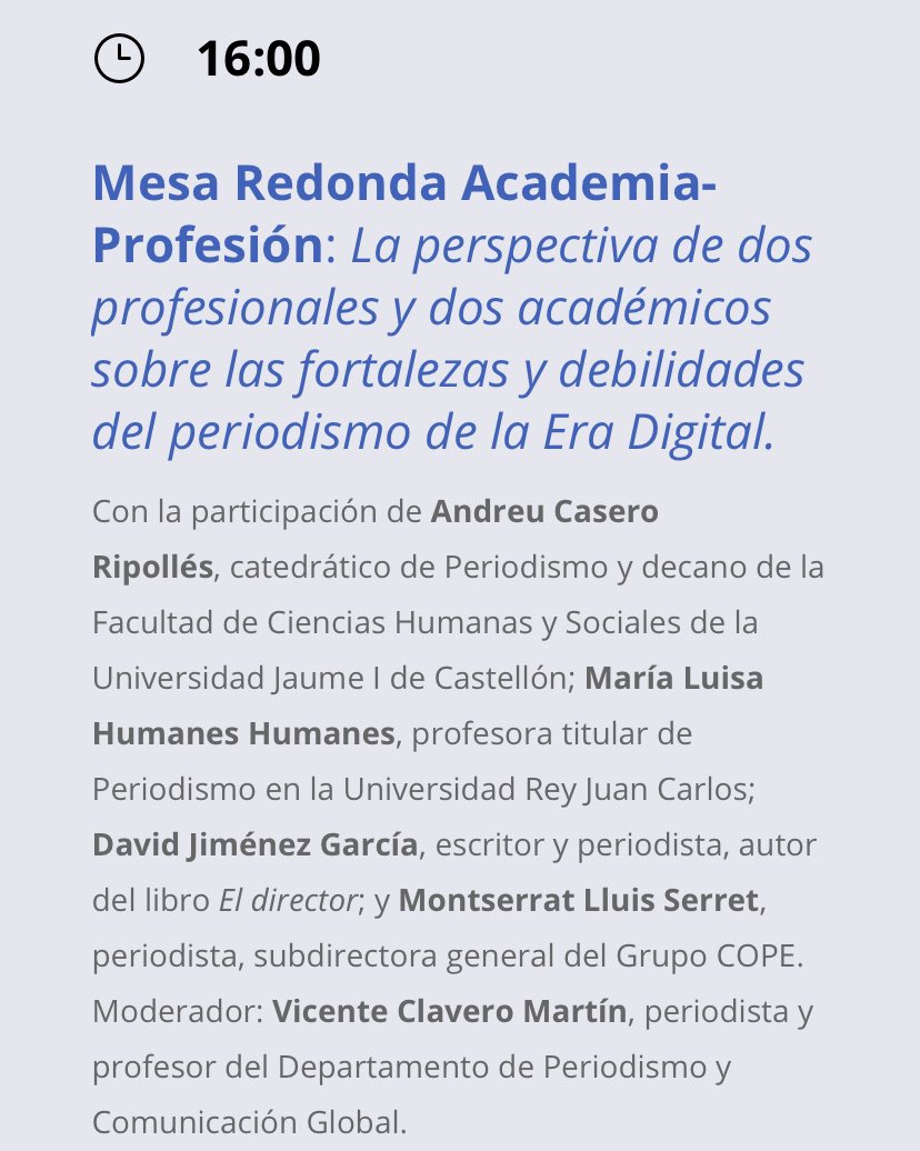 Periodismo y Comunicación Global tweet media