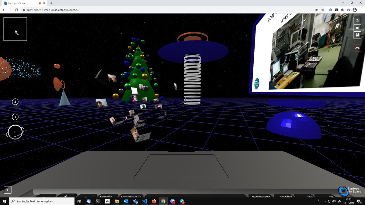ImEn_Hamburg's tweet photo. Unsere virtuelle Weihnachtsfeier gestern war der Hammer. Danke #laptopsinspace!

Our virtual Christmas party yesterday was a blast. Thanks #laptopsinspace! https://t.co/t7TsugAWYF