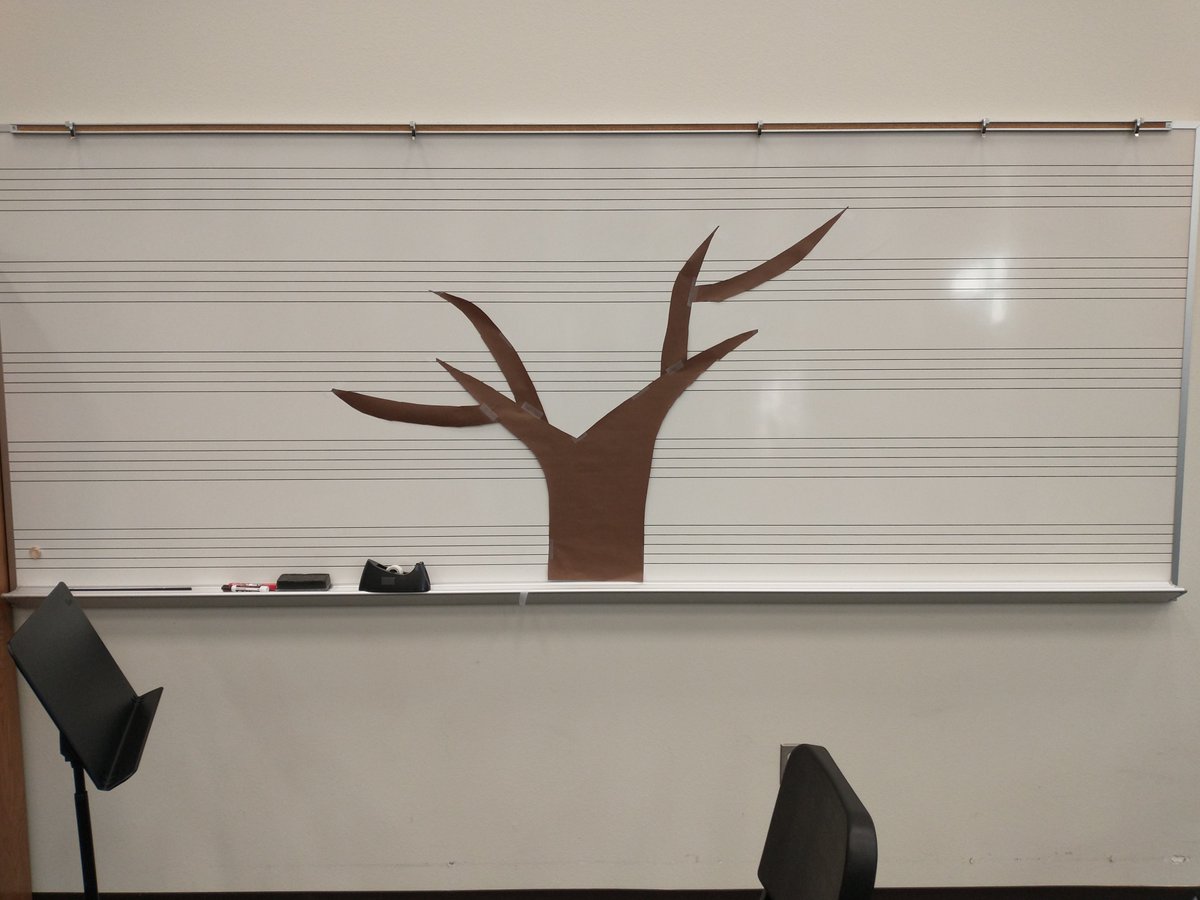 Over the past two days, band students have written down the names of two people they are thankful for this year. It has been such a blessing watching our Thankfulness Tree grow! #bandfam #patsband #patriotstrong