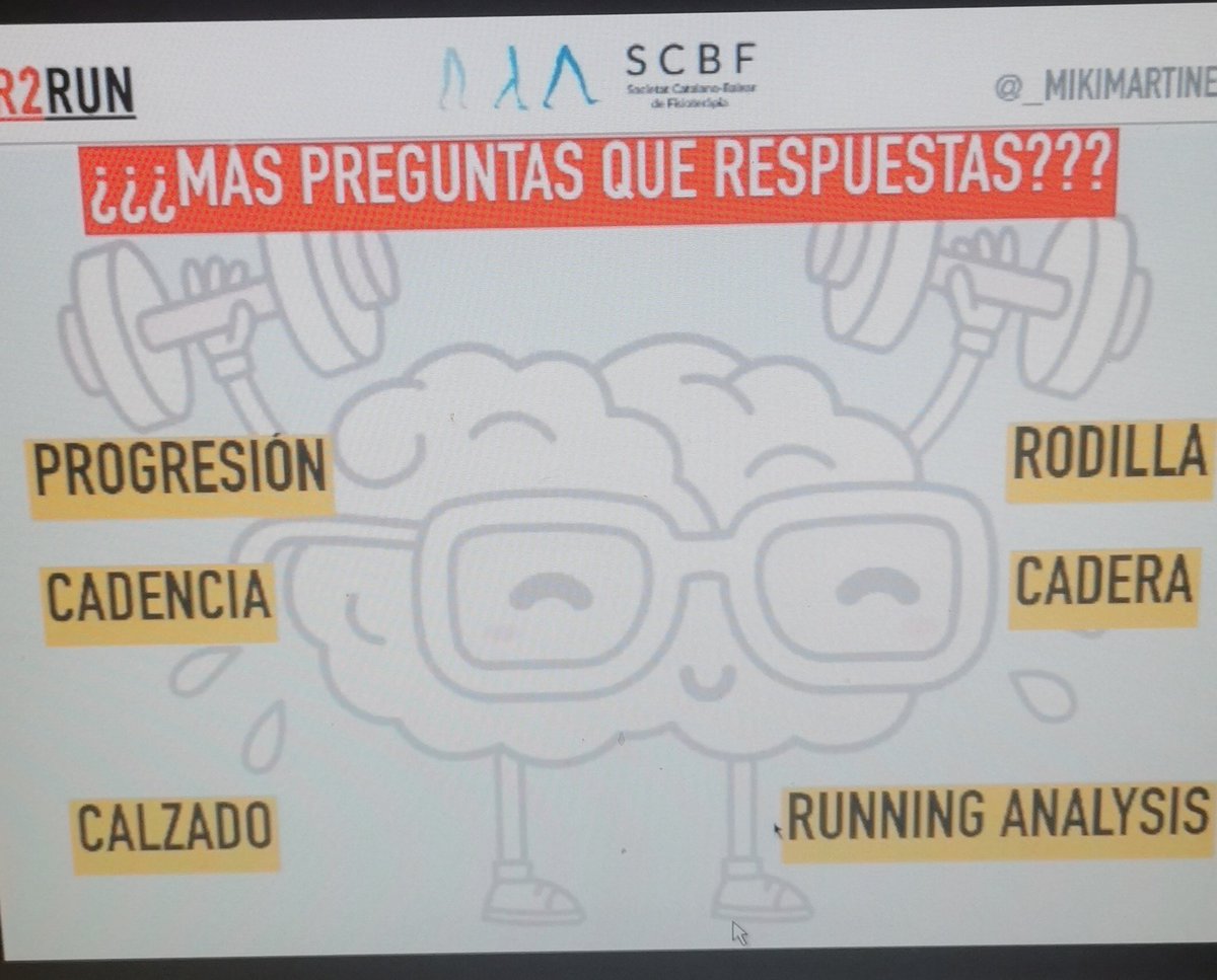 Diguem com corres i et diré quina lesió tens! Bases imprescindibles per l'òptima valoració i abordatge del corredor. Màxim top <a href="/_MikiMartinez/">Miki Martínez</a> <a href="/SCBF_SCientific/">SCBF S.Científica</a> #lafisioterapiaenmoviment