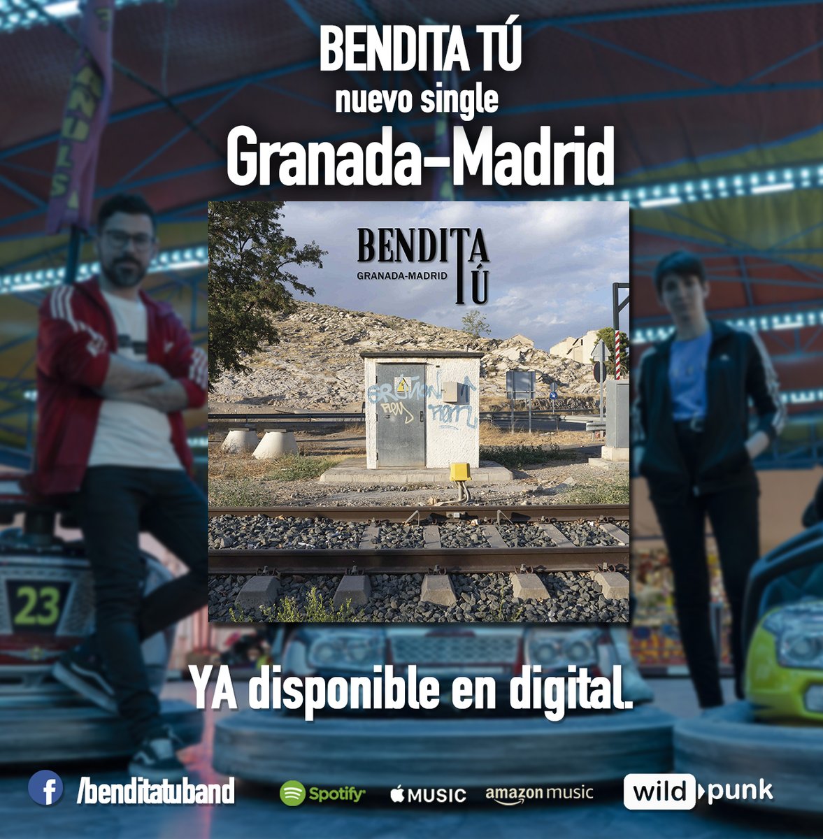 wildpunkoficial's tweet image. Hoy también de estreno con #BENDITATÚ @MondoEdSur @gabbaheyescuela @OndaPopRadio #julioruizllorente #discogrande Gracias @radio3_rne @SonidoIndieBlog @zOcOpOp_Radio @enclavedeindie @Indienauta @todoindiie @mirolloes