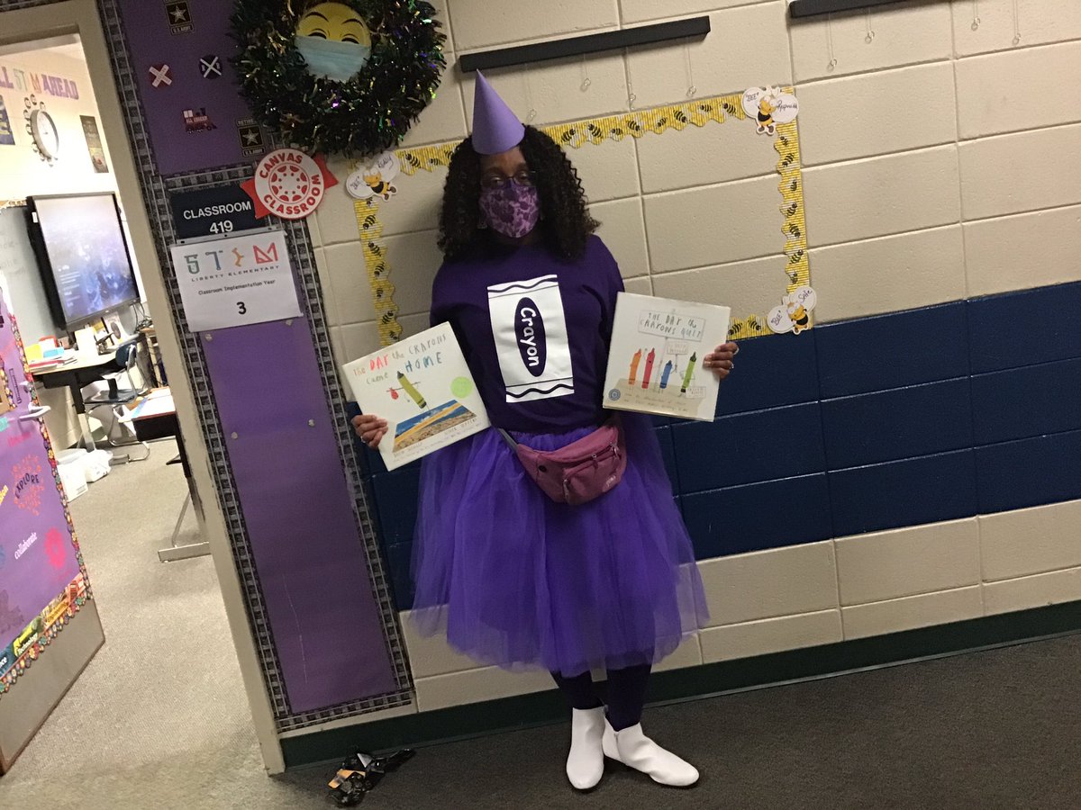 kwallaceles's tweet photo. Book Character Day!!! Everyone did an awesome job!!! @MsMondesirSTEAM @Reading_Liberty @Ckanderson_LCSS @jlee_les https://t.co/1W1KsXYdy9