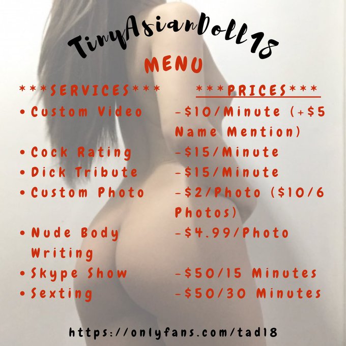 Please check my NAUGHTY MENU for your Order. 😉😉😉 Reply tweet to order Or message me in https://t.co/BB404D9z1l