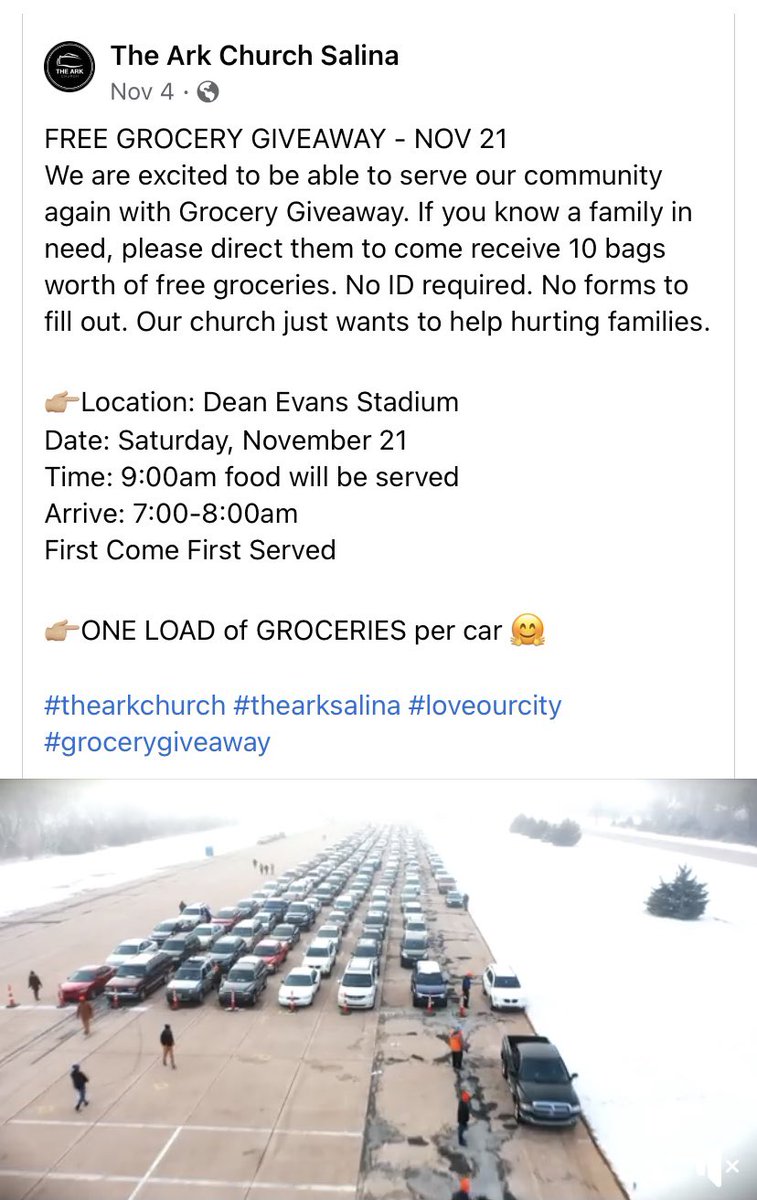 CW_MrsLong's tweet photo. FREE Grocery Giveaway is this Saturday! #WHY305 #CWCommunity @PrincipalGriff_ @USD305 https://t.co/B9n4mR1z2T