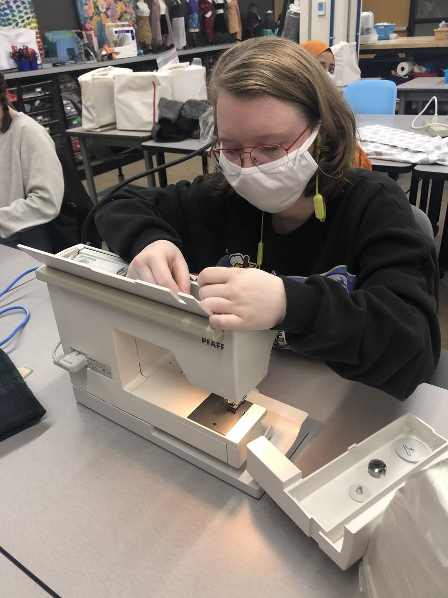 JRisdal24's tweet photo. We are making pajama pants here in the fashion pathway at the @SCCareerAcademy!✂️
@siouxcityschool @WHS_Activities @SiouxCityNorth @BlackRaidersEHS #CTE #TeachFCS #FASHIONCTE #IowaDepartmentOfEducation https://t.co/Aw1fheTIuJ