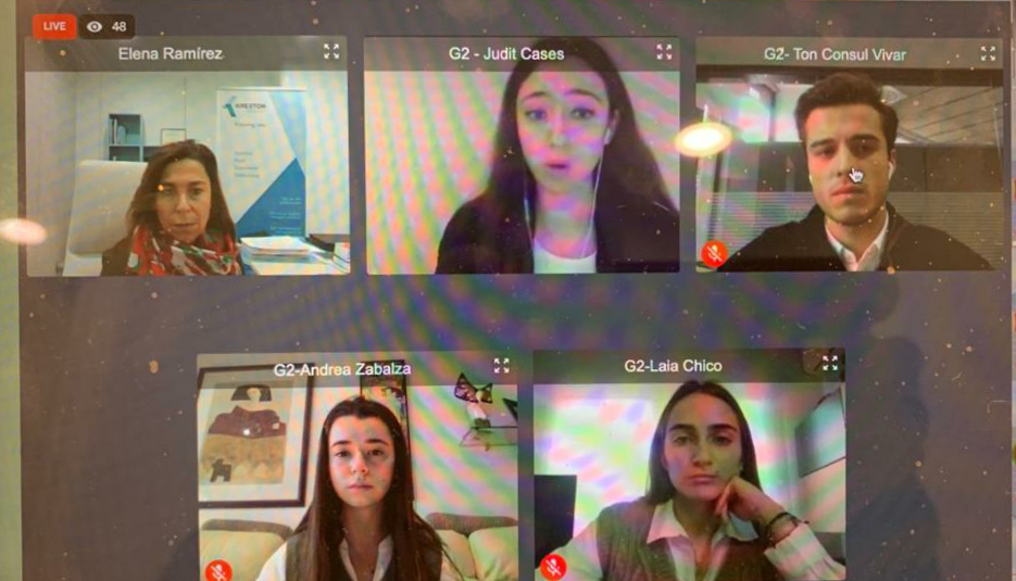 ERM_KrestonIB's tweet photo. All the presentations of the candidate groups of the @hultprize to 2021 Hult Prize Challenge #FoodForGood have been of a high level and many of the ideas presented with a disruptive character. Congratulations to all participants and organizers @UPFabra @oriolamat https://t.co/f6fGx3oaXP