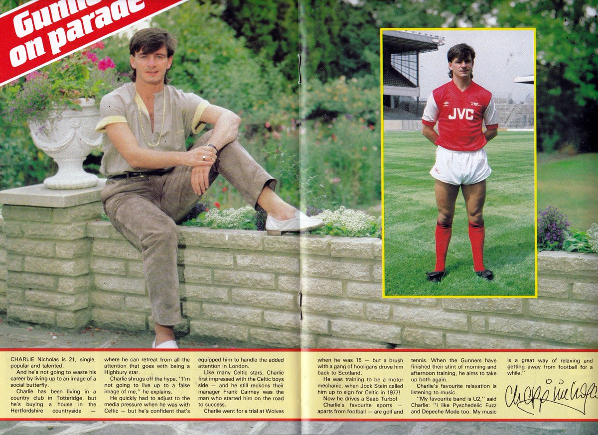 #16 - Charlie Nicholas, big fan of the Psychedelic Fuzz.....