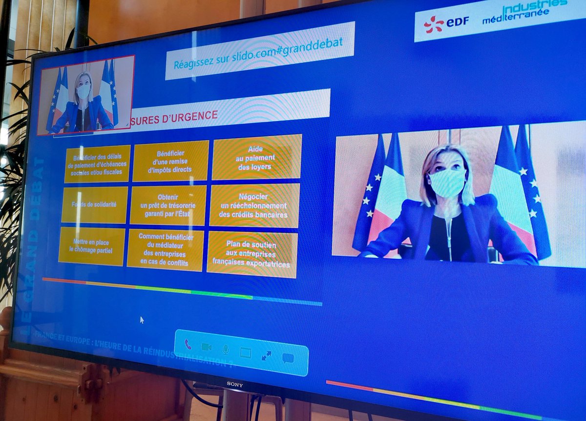 Au Grand Débat du Forum <a href="/ForIndustrie/">Forindustrie, l'Univers Extraordinaire</a>, j'ai expliqué que plans d'urgence et de relance sont les deux faces d'une même pièce.

L'Etat a le temps long pour lui. Il peut donc absorber cette crise conjoncturelle, pour nous permettre de créer de la croissance à long terme.