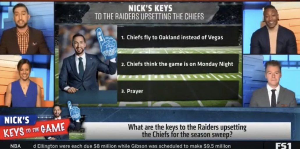 Nick Wright is a savage 😂