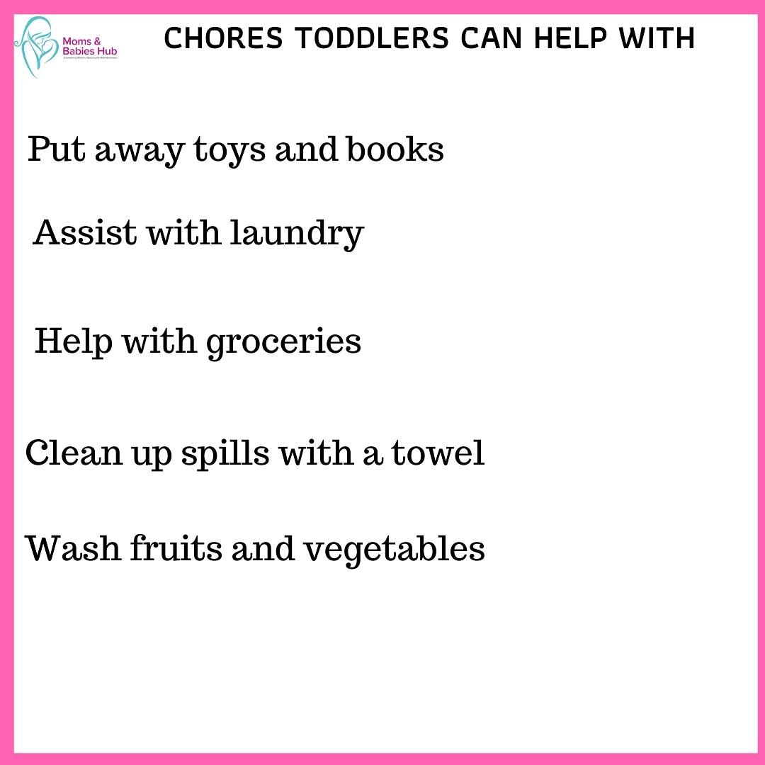 momsandbabies_'s tweet photo. Mamas little helper 👩👧👩👧👦, every toddler loves to help, here are some chores they can help with around the house.
#momsandbabieshub
#toddlers
#toddlershelp
#mamalittlehelper https://t.co/C8PyksDHyM