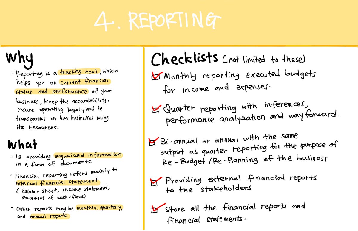 4. REPORTINGAdakan habit untuk buat regular report. Nak buat informed decision, perlukan data. Mana data tu nak datang? Ni salah satunya. Nampak report saya di tweet no 2 yang saya kena hadam?Yes itulah reporting. Be rational when make decision.