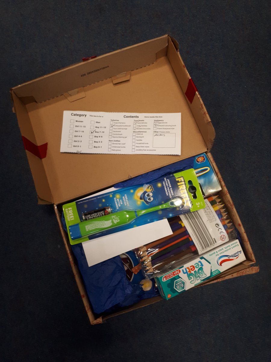 Year3SCPS's tweet photo. #SCPSYear3 have started to bring in shoe boxes for the @TrussellTrust @SCPSgdst https://t.co/mtv7SlOFLV
