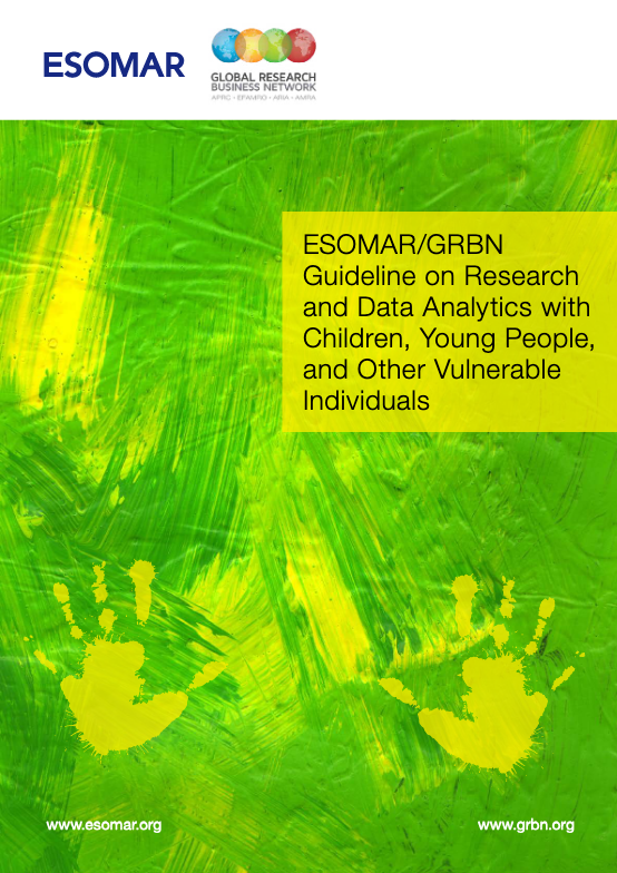 Did you know it's #WorldChildrensDay? Check out the @esomar <a href="/GRBN_org/">GRBN</a> guideline for #mrx and #dataanalytics with children + our other resources on research with children here: esomar.org/what-we-do/cod…