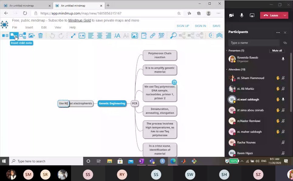 <a href="/MindMup/">Mindmup</a> and <a href="/MicrosoftTeams/">Microsoft Teams</a> make such a great combination! IB1 students <a href="/Hhhsinfo/">Houssam Hariri HS</a> passed reviewing lesson 3.5 concepts and with flying colours 🎯 #MicrosoftEDU #MIEEE #ibbio #topic3