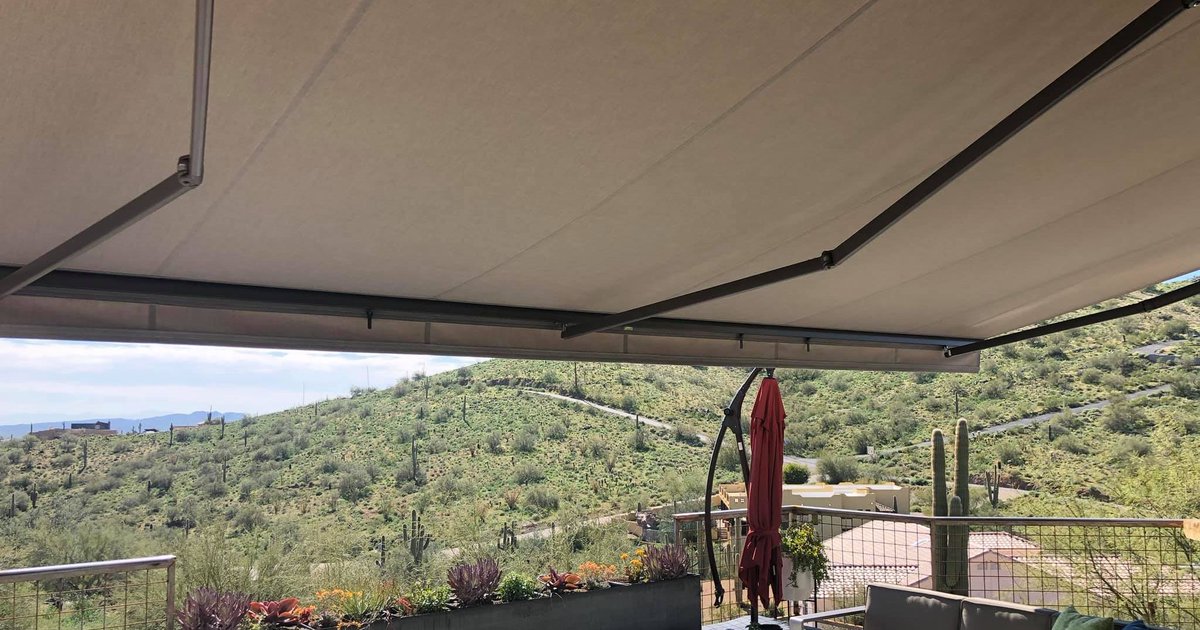shadearizona's tweet photo. Expert cleaning for your awnings and shades is now accessible to you! Take a look at our awning cleaning services and products here today: https://t.co/vNtcxyZysw 
#ShadeSolutions #Awnings #Phoenix #Arizona #AZLiving #AZAwnings #AZHomeowner #AZConstruction #AZContractor https://t.co/YBjUwDbWl0