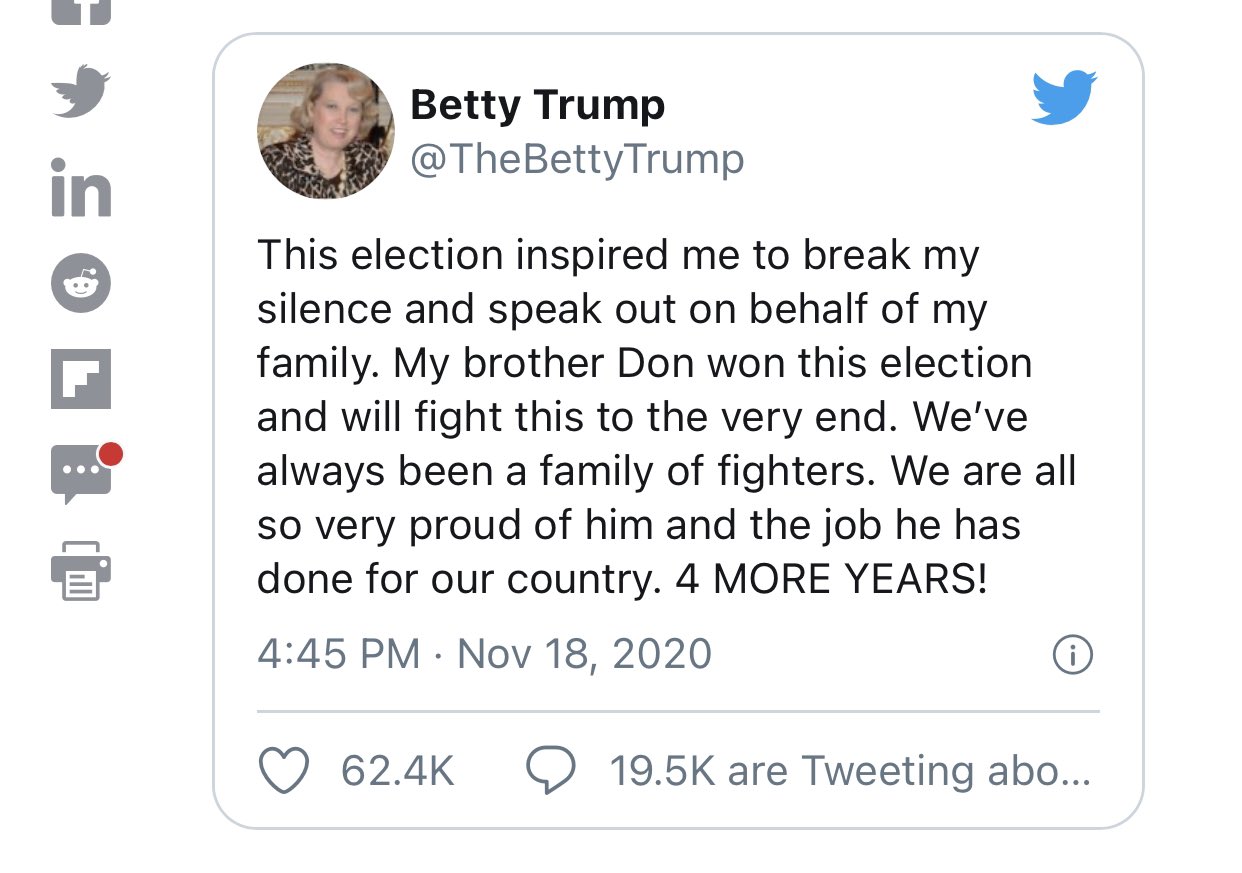Betty Trump Twitter