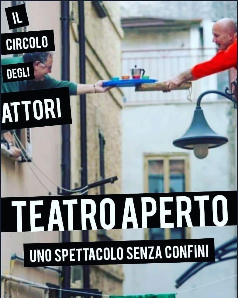 Questa sera alle 21 in diretta dalla pagina fb de Il circolo degli attori vi parlerò del progetto Teatro Aperto