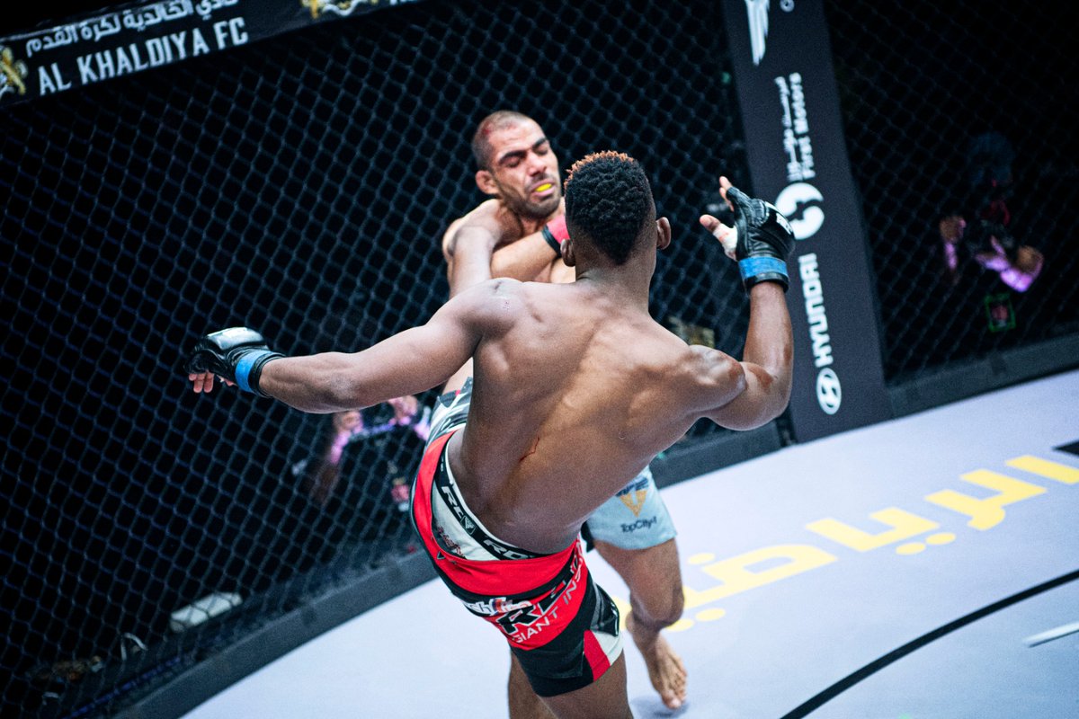 bravemmaf's tweet photo. What a performance from Nkosi Ndebele, First-round TKO against  Zia Mashwani at #BRAVECF45  

Rewatch BRAVE CF 45 now on https://t.co/fMntiTbleT 🍿📺🔥

#BRAVECF #kombatkingdom🇧🇭  #Bahrain #mma #globalpromotion  #BRAVECF2020  #BRAVENation #BRAVEfamily https://t.co/6U7hGgpC2J