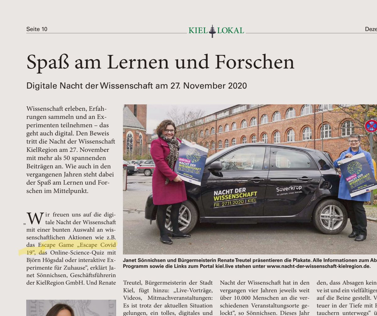 Some local fame😎

Während des #EscapeGame Turniers werden wir gemeinsam mit den Machern von #BioEconomyNow @Marina_Wirth von <a href="/wissimdialog/">Wissenschaft im Dialog</a> und Stefan von <a href="/BeSuSolutions/">BeSu.Solutions</a> zocken - schaut uns beim spielen zu und lernt nebenbei etwas über #SeriousGame🧩🎲

 ➡️wissenschafftzukunft-kiel.de/nacht-der-wiss…