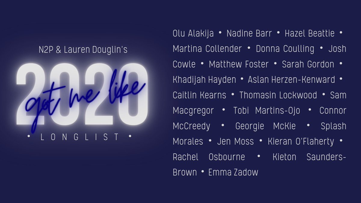 nothing2perform's tweet photo. We received such brilliant submissions for #2020GotMeLike we had to shout about it!

As we finalise the lineup for the 30th, please congratulate our #longlist 🎉

They've made programming delightfully difficult with their ingenuity, passion, + thoughtfulness + we love them for it https://t.co/Y5Omt6ysbw